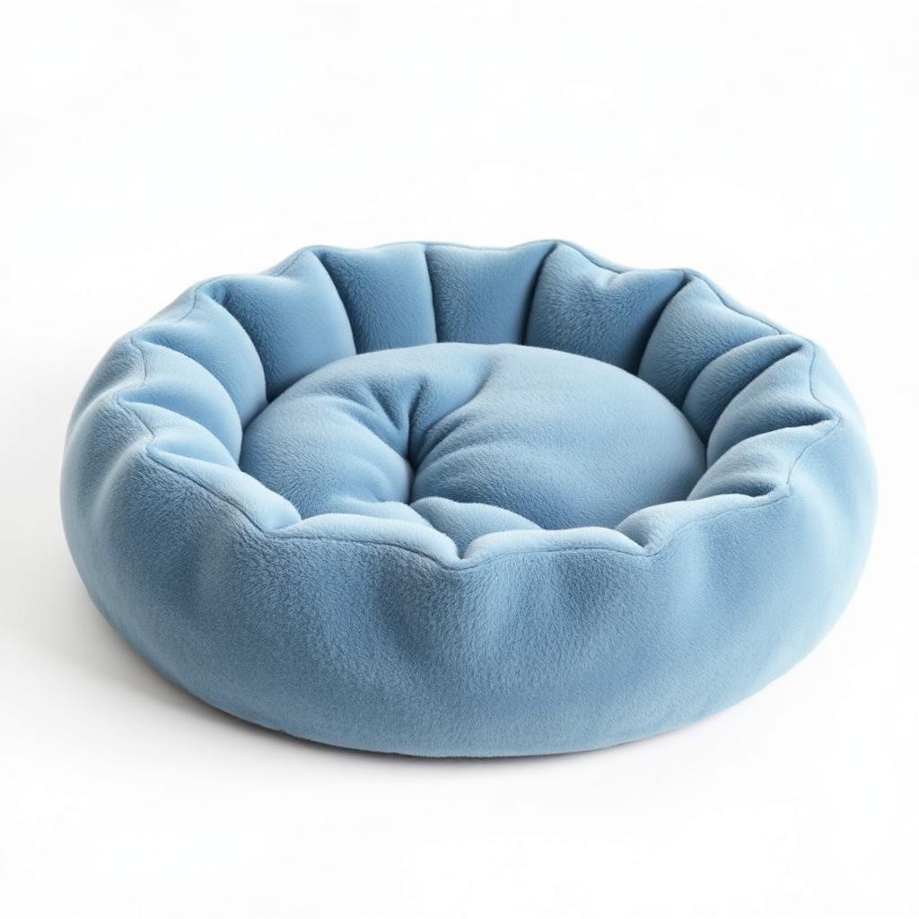 The Drift dog bed in Dusty Blue
